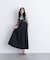 レース切替コットンブレンドキャミワンピース　　　　　　
