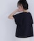 カットジョーゼットトップス