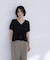フロントリボンシュリンクカットソー