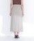 リネンブレンドナロースカート