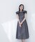 〈山本里菜さんコラボ〉リボンラッフルシャツワンピース