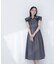 〈山本里菜さんコラボ〉リボンラッフルシャツワンピース