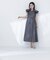 〈山本里菜さんコラボ〉リボンラッフルシャツワンピース