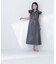 〈山本里菜さんコラボ〉リボンラッフルシャツワンピース