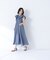 〈山本里菜さんコラボ〉リボンラッフルシャツワンピース