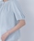 ネックタックブラウス半袖