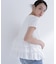 〈山本里菜さんコラボ〉ドッキングペプラムカットソー