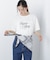 〈N.〉スカーフ付ビッグTシャツ