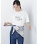 〈N.〉スカーフ付ビッグTシャツ