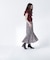 レースフリルミックスニット