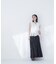 〈山本里菜さんコラボ〉ラッフル楊柳ペプラムブラウス