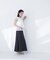 〈山本里菜さんコラボ〉ラッフル楊柳ペプラムブラウス