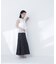 〈山本里菜さんコラボ〉ラッフル楊柳ペプラムブラウス