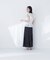 〈山本里菜さんコラボ〉ラッフル楊柳ペプラムブラウス