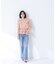 〈山本里菜さんコラボ〉ラッフル楊柳ペプラムブラウス