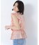 〈山本里菜さんコラボ〉ラッフル楊柳ペプラムブラウス