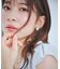 〈山本里菜さんコラボ〉ラッフル楊柳ペプラムブラウス