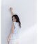 〈山本里菜さんコラボ〉ラッフル楊柳ペプラムブラウス