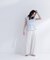 〈山本里菜さんコラボ〉ラッフル楊柳ペプラムブラウス