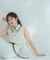 〈山本里菜さんコラボ〉レーストリミングカラーブラウス