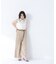 〈山本里菜さんコラボ〉レーストリミングカラーブラウス
