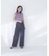 〈山本里菜さんコラボ〉レーストリミングカラーブラウス