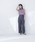 〈山本里菜さんコラボ〉レーストリミングカラーブラウス