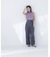 〈山本里菜さんコラボ〉レーストリミングカラーブラウス