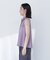 〈山本里菜さんコラボ〉レーストリミングカラーブラウス