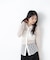 〈N.〉シアーレースシャツ