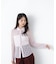〈N.〉シアーレースシャツ