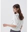 アーガイル半袖ニット