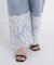 ヘムレースワイドデニムパンツ