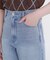 ヘムレースワイドデニムパンツ