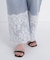 ヘムレースワイドデニムパンツ