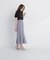 フリルチュールブラウス