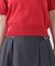 レーストリム半袖ニット