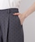 〈N.〉ドットプリントパンツ