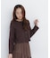 フラワーボタンニットジャケット　26AW