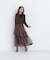 フラワーボタンニットジャケット　26AW