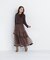 フラワーボタンニットジャケット　26AW