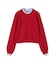 ストライプフリルネックニット 26AW