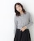 ＜EC限定カラー：ネイビー系＞＜ちょうど、いい服＞“それどこの？”褒められ配色カーディガン
