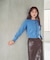 ＜EC限定カラー：ネイビー系＞＜ちょうど、いい服＞“それどこの？”褒められ配色カーディガン
