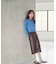 ＜EC限定カラー：ネイビー系＞＜ちょうど、いい服＞“それどこの？”褒められ配色カーディガン
