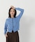 ＜EC限定カラー：ネイビー系＞＜ちょうど、いい服＞“それどこの？”褒められ配色カーディガン