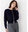 ＜EC限定カラー：ネイビー系＞＜ちょうど、いい服＞“それどこの？”褒められ配色カーディガン