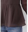 シアーペプラムブラウス