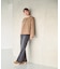 ＜EC限定カラー：モカ＞＜ちょうど、いい服＞“いつもの”が見違えるハーフコート