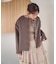 ＜EC限定カラー：モカ＞＜ちょうど、いい服＞“いつもの”が見違えるハーフコート
